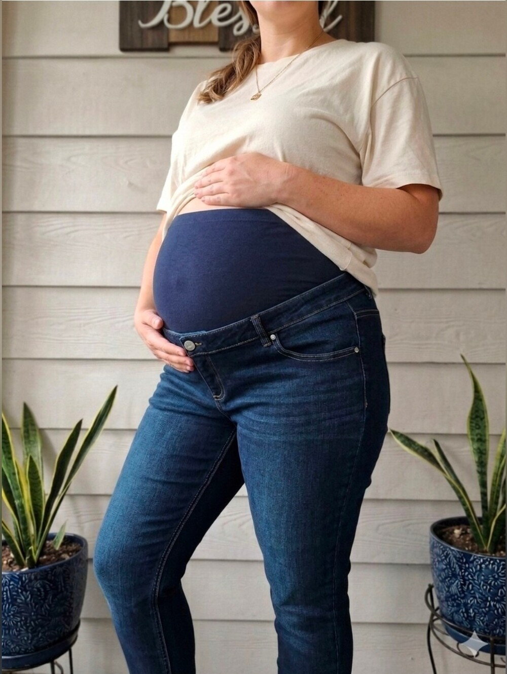 Time and Tru Dark Blue Skinny Jeans